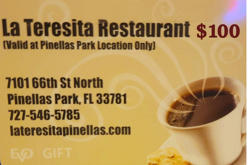 Gift Cards - La Teresita Cuban Restaurant Pinellas Park